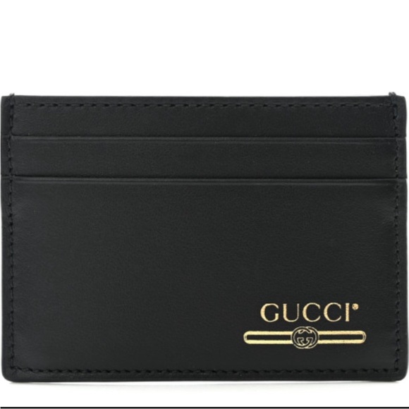Gucci Accessories - GUCCI Leather Rubberized Credit Card Holder, Retail $310